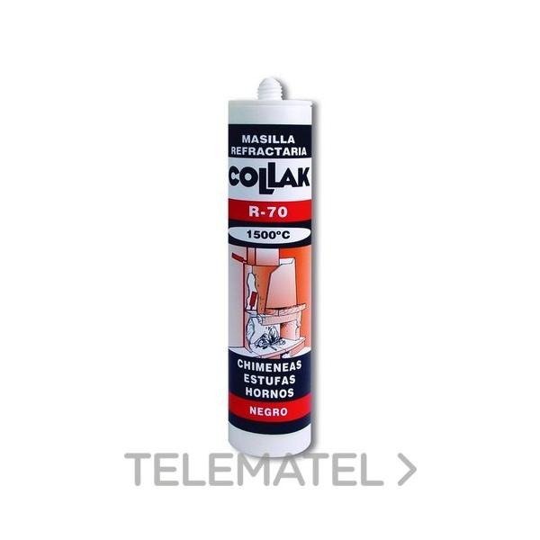 MASILLA Y SELLADOR ALTA TEMPERATURA R-70 NEGRO 310ml