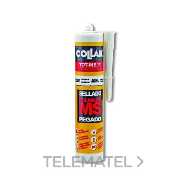 SELLADOR ADHESIVO POLMERO TOT-MS 20 BLANCO 280ml