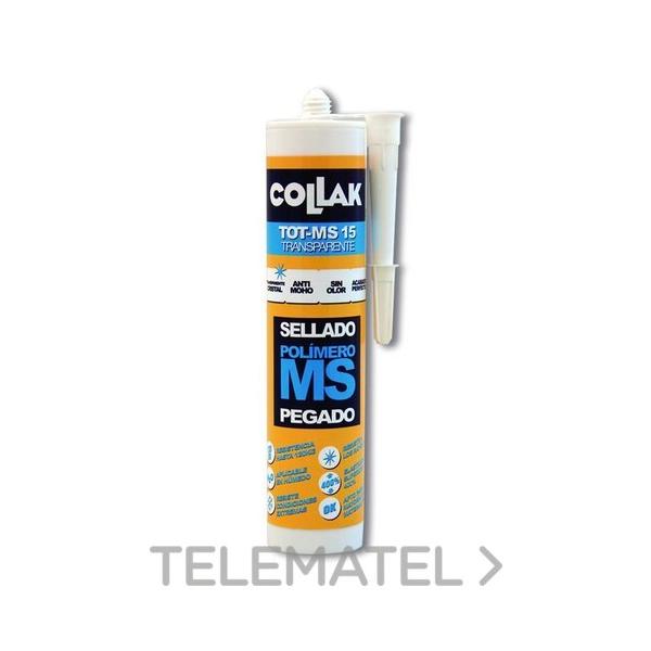 SELLADOR ADHESIVO POLMERO TOT-MS15 TRANSPARENTE 280ml