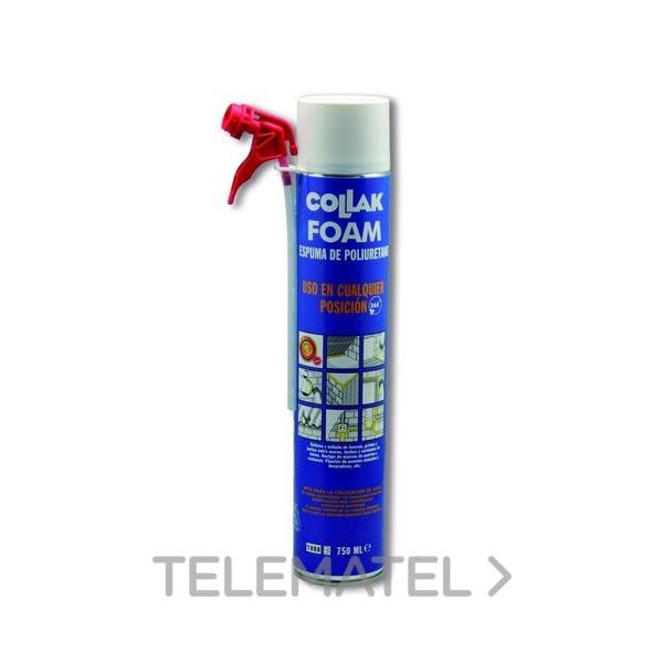 ESPUMA POLIURETANO FOAM MULTIPOSICIN 750ml CNULA CON GUANTES