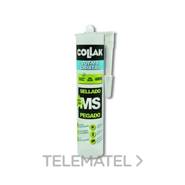 SELLADOR ADHESIVO POLMERO TOT-MS CRISTAL 280ml