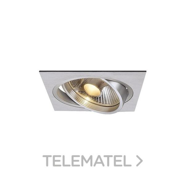 LUMINARIA EMPOTRABLE NEW TRIA-I ES111 GU10 75W ALUMINIO