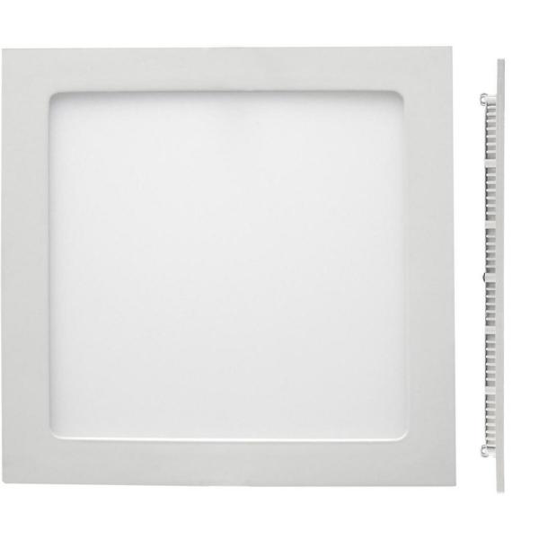 DOWNLIGHT LED CUADRADO 18W 3000K 1600Lm 100-240V 220x220x22mm BLANCO