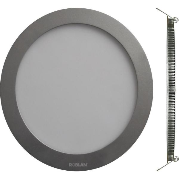 DOWNLIGHT LED CIRCULAR 18W 4000K 225x22mm CROMO MATE