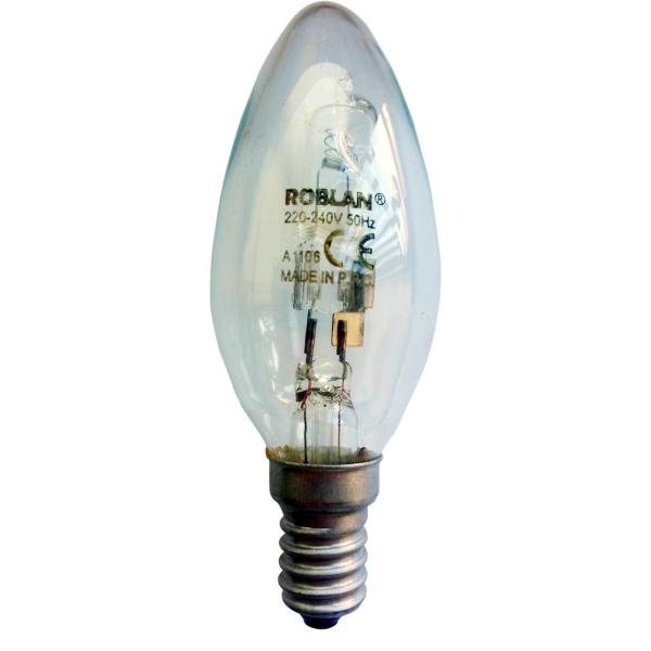 LMPARA VELA HALGENA ECOLGICA E14 42W 220-240V