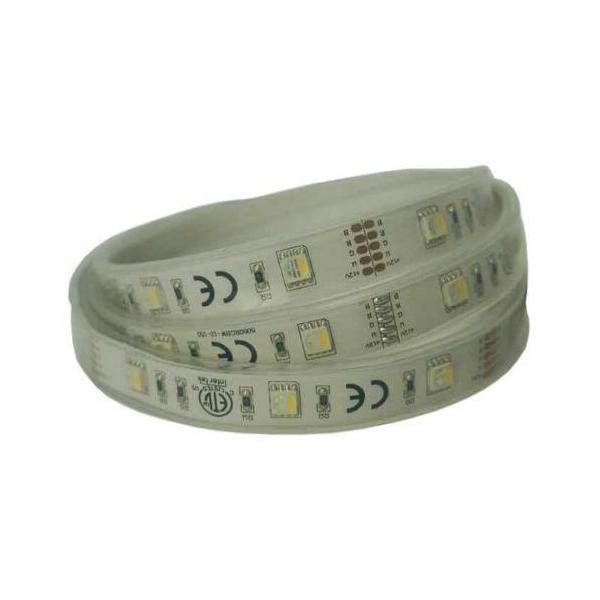 TIRA LED 19,2W IP67 24V RGB+W 720lm SMD5050 60 LED/M (5m)