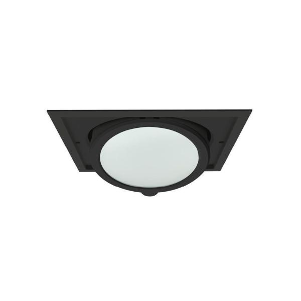 DOWNLIGHT DORFIN Q 21W 2365lm LED PAN DIFUSOR OPAL NEGRO