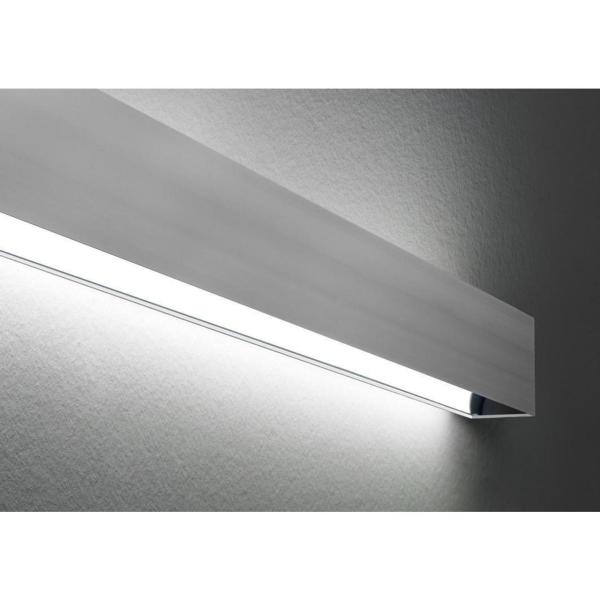 LUMINARIA PARED TRAZZO-MIXTO 66,5W 9800lm 3000K DIFUSOR BAÑADOR GRIS