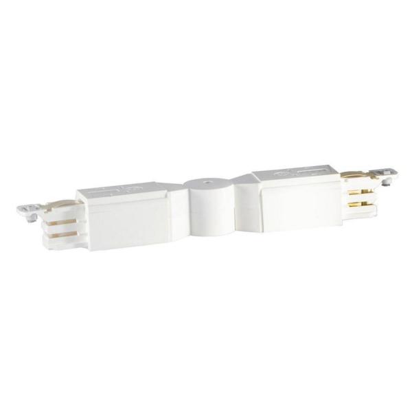 CONECTOR ARTICULADO RAIL BLANCO