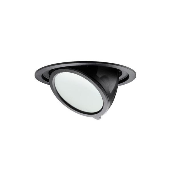 DOWNLIGHT DORFIN 17,4W 2650lm DIFUSOR OPAL NEGRO