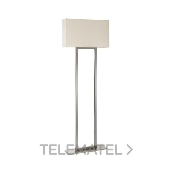 PIE SALN GINA 1x60W NQUEL SATINADO