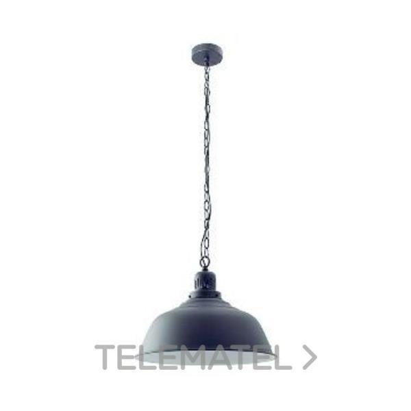 LUMINARIA SUSPENDIDA VINTAGE E27 42W NEGRO/GRIS