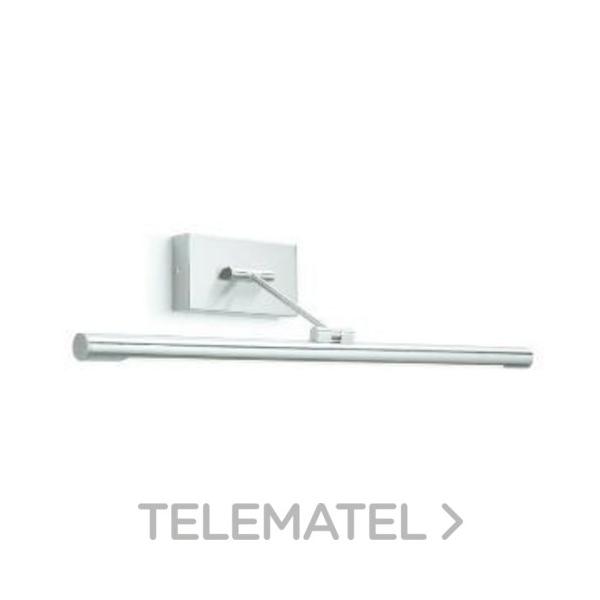 LUMINARIA CUADROS TABEL 12W 3000K NQUEL SATINADO