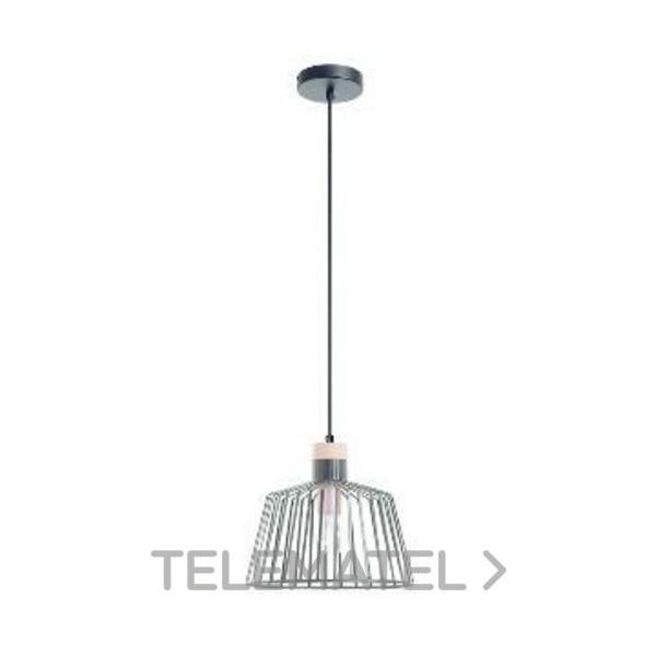 LUMINARIA SUSPENDIDA BAGUET IP20 E27 42W NEGRO