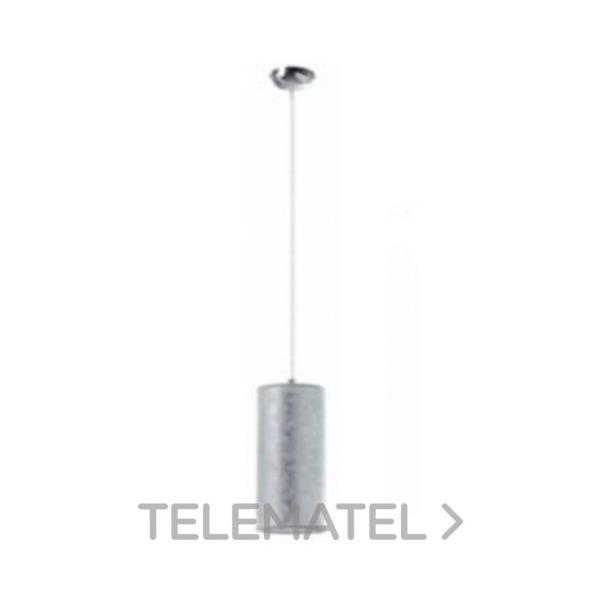 LUMINARIA COLGANTE SELMA IP20 E27 60W 15cm PLATA