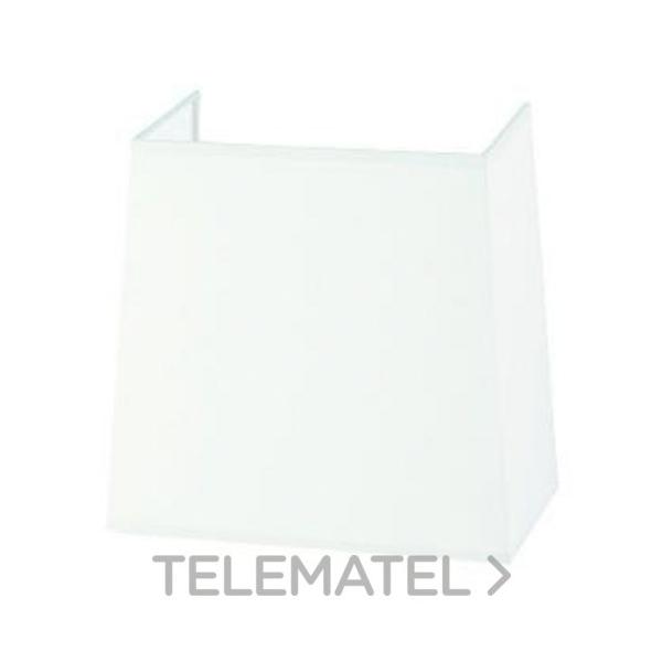 PANTALLA APLIQUE PIRAMIDAL 22cm COTONE BLANCO