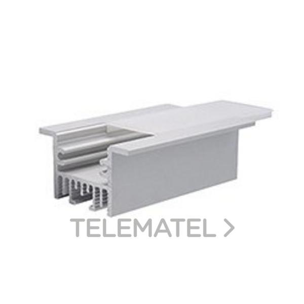 PERFIL LINE 25 RECESSED PLATA MATE 1 METRO