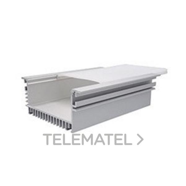 PERFIL RECESSED LINE 100 PLATA MATE 1 METRO