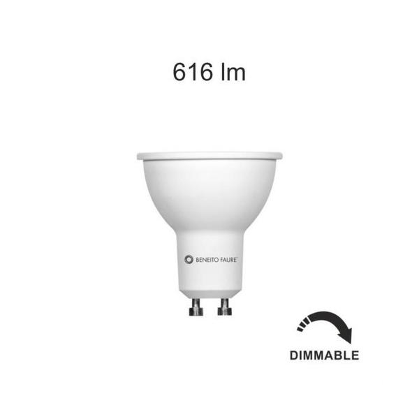 LÁMPARA DICROICA GU10 LED HOOK DIMABLE 6W 60º 4000K