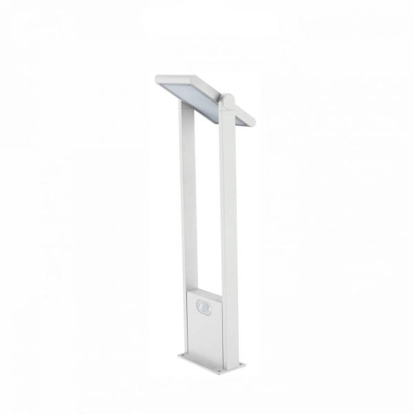 LUMINARIA JARDÍN SOLAR LED POPA 60cm ACABADO BLANCO 1,6W 4000K