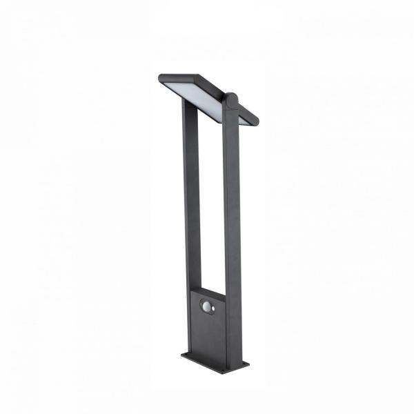 LUMINARIA JARDÍN SOLAR LED POPA 60cm ACABADO NEGRO 1,6W 4000K