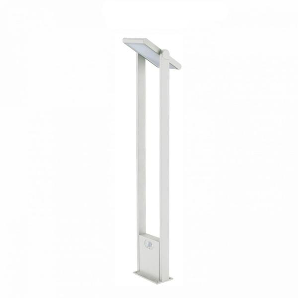 LUMINARIA JARDÍN SOLAR LED POPA 100cm ACABADO BLANCO 1,6W 4000K