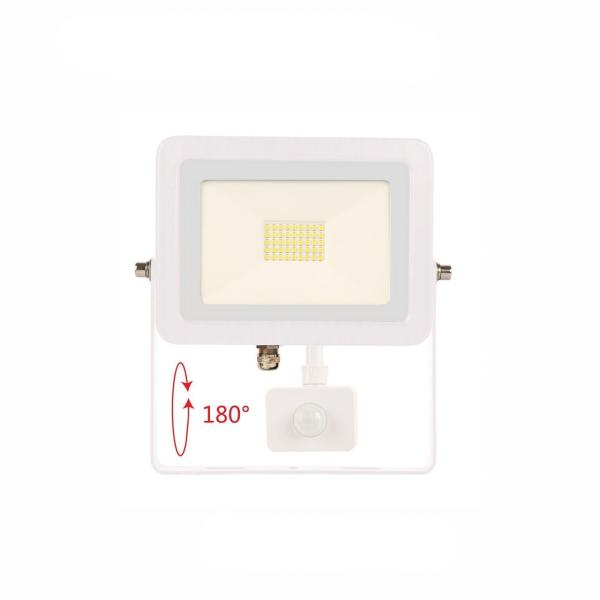 LUMINARIA EXTERIOR SKY LED CON SENSOR 220V 30W 5000K BLANCO