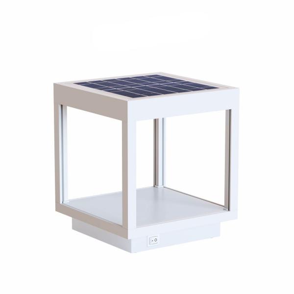 LUMINARIA JARDÍN VISOR SOLAR 3,5W 120° 460lm BLANCO