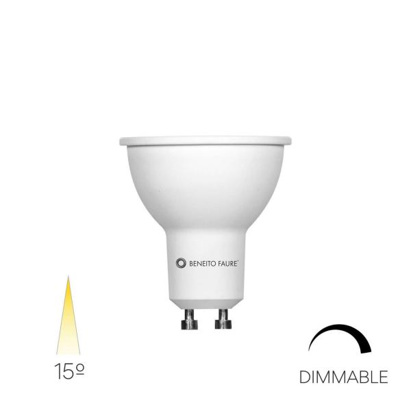 LMPARA NARROW DIMMABLE GU10 7W 220-240V 15 2700K 400lm