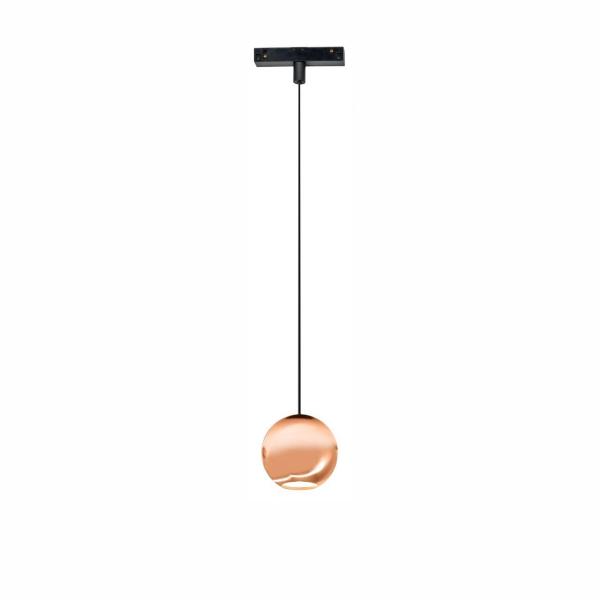 LUMINARIA BORA CARRIL MAGNTICO SUSPENSIN ORO ROSA 8,5W 48V 36 3.000K 620lm