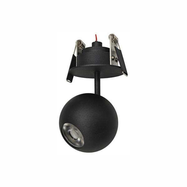 LUMINARIA BORA FLORN ENCASTRAR NEGRO 8,5W 220-240V 36 2.700K 530lm