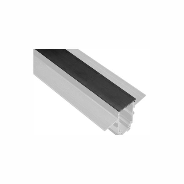 EMBELLECEDOR PVC NEGRO CARRIL MAGNTICO 2m