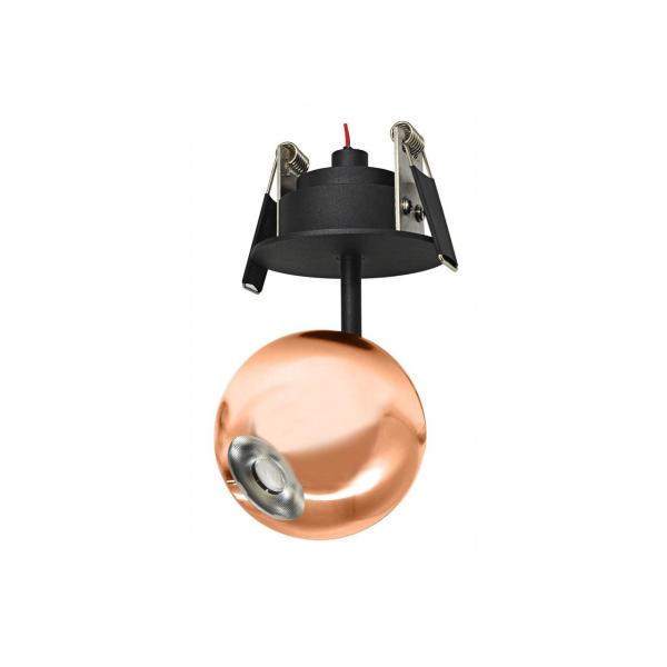 LUMINARIA BORA FLORN ENCASTRAR ORO ROSA 8,5W 220-240V 36 2.700K 530lm