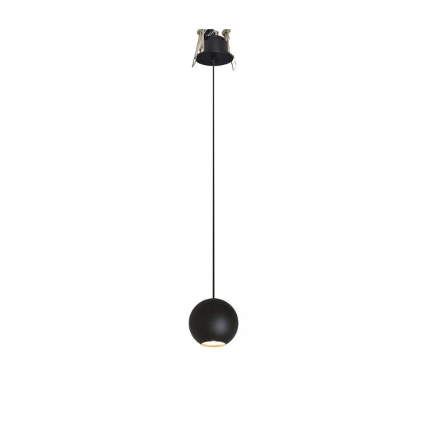 LUMINARIA BORA SUSPENSIN FLORN ENCASTRAR NEGRO 8,5W 220-240V 36 3.000K 540lm