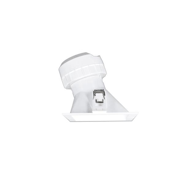 EMPOTRABLE CUADRADO PULCOM ASIMTRICO 8W SWICHT 2700-3000-4000K 38 800lm BLANCO