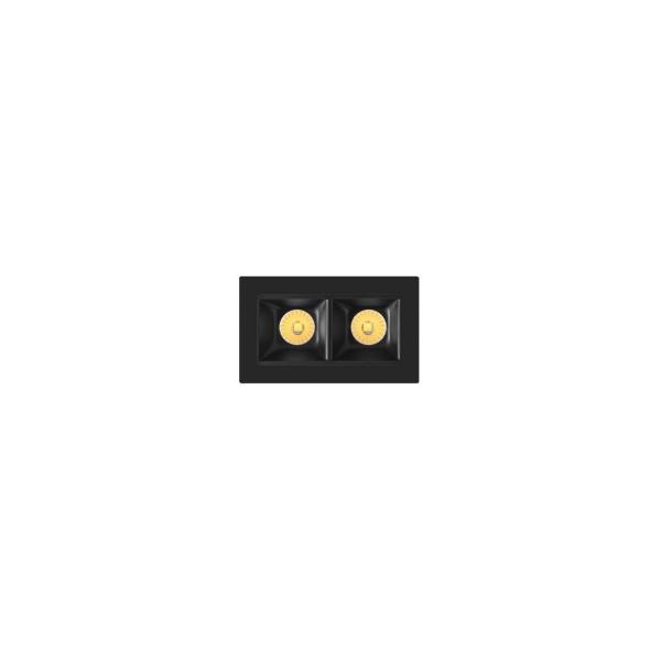 LUMINARIA ENCASTRAR TRAM/2 TUYA 6W 2700-6000K 30 220lm NEGRO