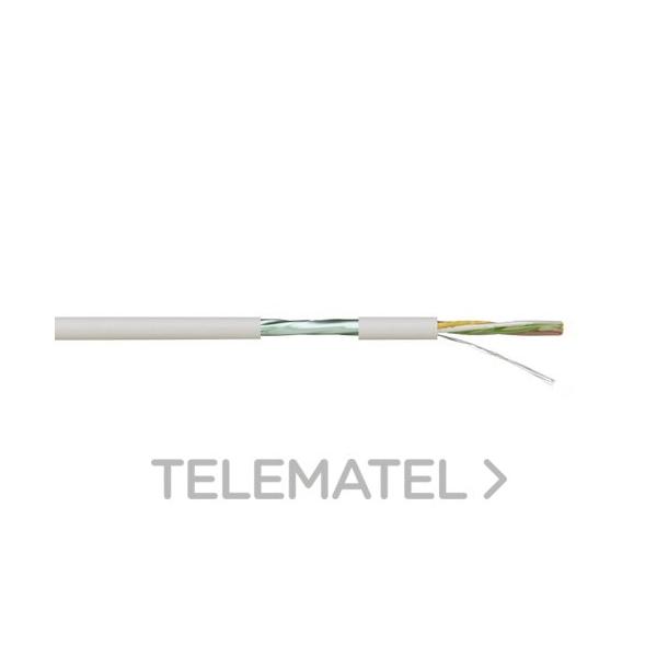 CABLE TELEFÓNICO CON PANTALLA 2x0,2mm² LIBRE DE HALÓGENOS (BOBINA 500m) (DCA)