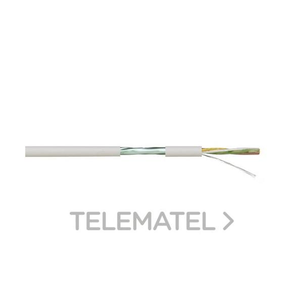 CABLE TELEFÓNICO CON PANTALLA 2x0,2mm² LIBRE DE HALÓGENOS (ROLLO 100m) (DCA)