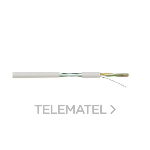 CABLE TELEFÓNICO CON PANTALLA 4x0,2mm² LIBRE DE HALÓGENOS (ROLLO 100m) (DCA)