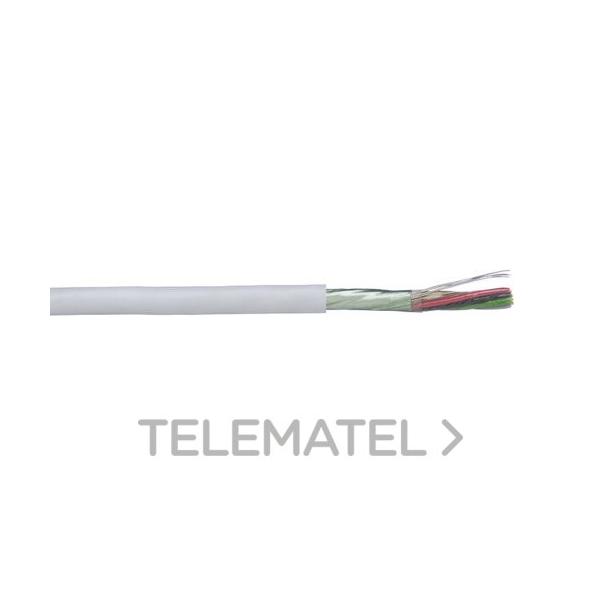 CABLE TELEFÓNICO CON PANTALLA 6x0,2mm² LIBRE DE HALÓGENOS (BOBINA 500m) (DCA)