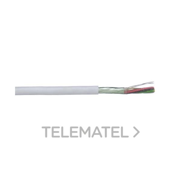 CABLE TELEFÓNICO CON PANTALLA 6x0,2mm² LIBRE DE HALÓGENOS (ROLLO 100m) (DCA)