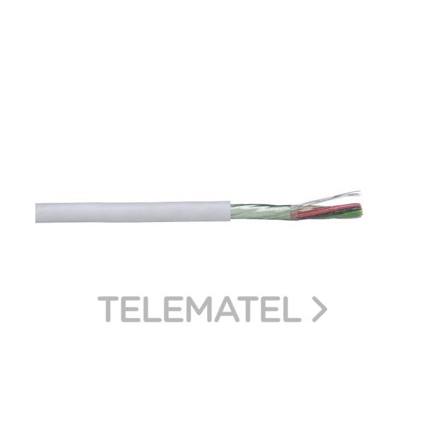 CABLE TELEFÓNICO CON PANTALLA 8x0,2mm² LIBRE DE HALÓGENOS (ROLLO 100m) (DCA)