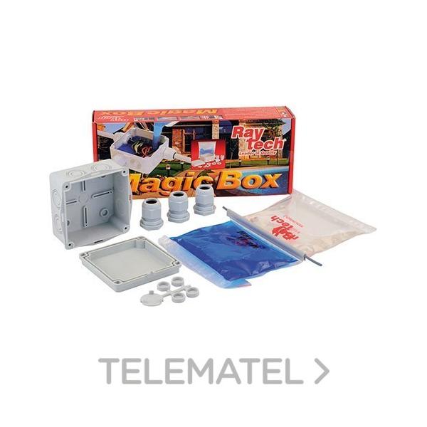 KIT MAGIC BOX 100 MAGIC GEL + CAJA 100x100x50 + 3 PRENSAESTOPAS