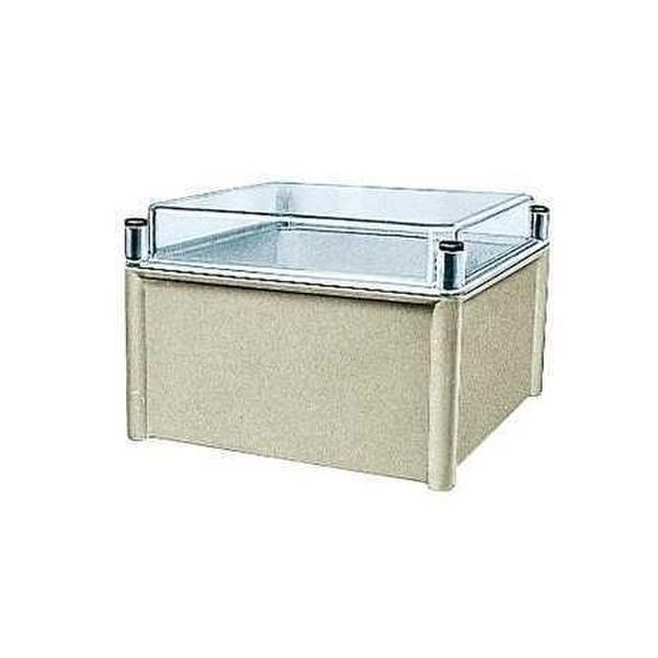 CAJA TAPA BAJA TRANSPARENTE 180x270x180