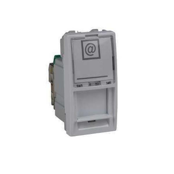 CONECTOR RJ45 CATEGORÍA 5 CON PROTECCIÓN 1 MÓDULO