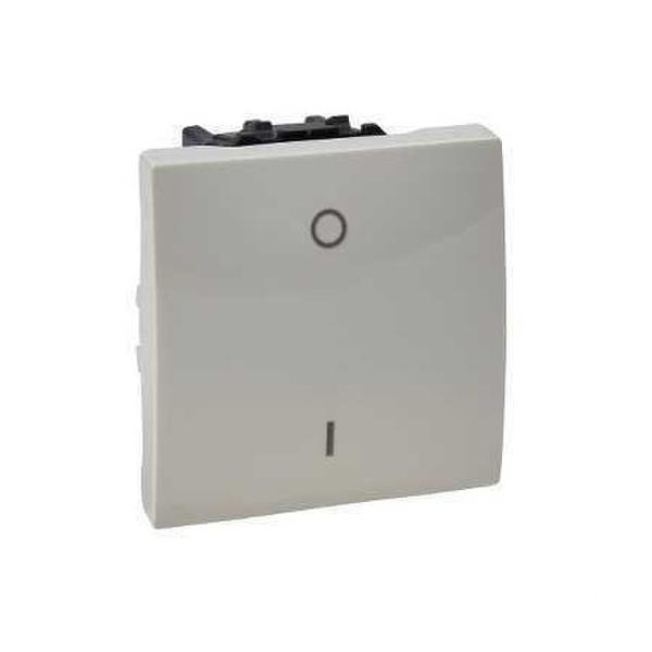 INTERRUPTOR 16AX ANCHO MARFIL SERIE UNICA