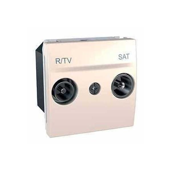 TOMA R-TV/SAT UNICA MARFIL S.UNICA