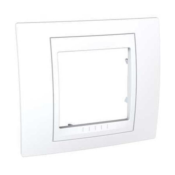 MARCO SERIE ÚNICA PLUS CON 1 ELEMENTO BLANCO POLAR/BLANCO POLAR