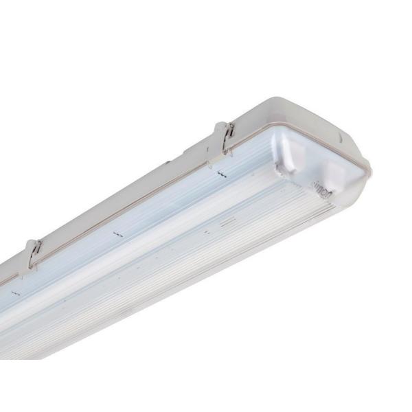 LUMINARIA ESTANCA FLUORESCENTE + 18W ALTO FACTOR G13 WH9010