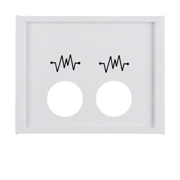 PLACA ACKERMANN 73020G/73021G K1 BLANCO POLAR